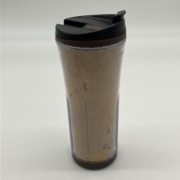 Starbucks Travel Tumbler 12oz 2008 Multicolor Abstract Art Coffee Mug Cup - Picture 5 of 11